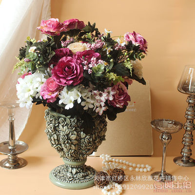 永林欣雅花卉新品 歐式仿真玫瑰，開(kāi)啟花藝裝飾新紀(jì)元